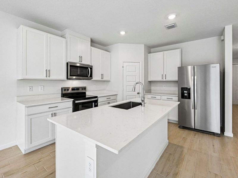 Furnished interior view inside a new home in Meritage Homes at Central Park, Port St. Lucie (Image 7).