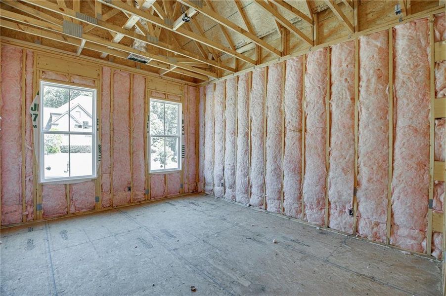 In-progress construction of a new home in , Jefferson, GA (Image 22).