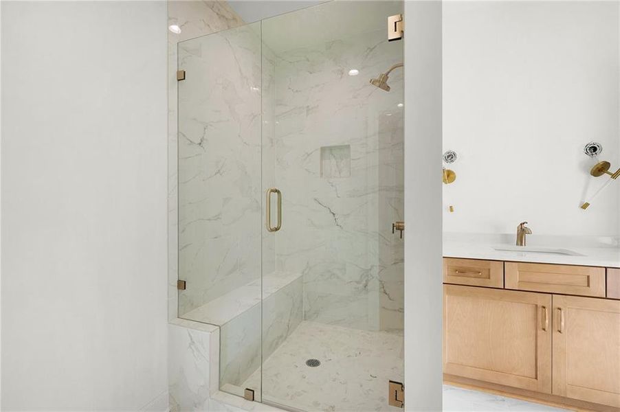 Furnished interior view inside a new home in , Calhoun (Image 8).