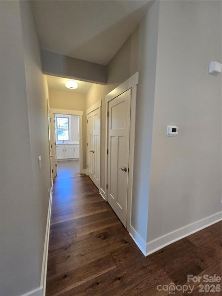 Hallway to Laundry and Garage with Pantry and Large Closet Hallway to Laundry and Garage with Pantry and Large Closet