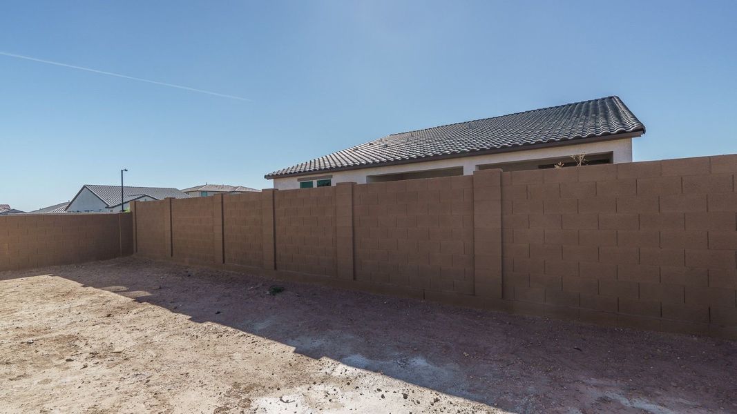 Exterior details and patio area of a home in The Grove at El Cidro, Goodyear (Image 4).