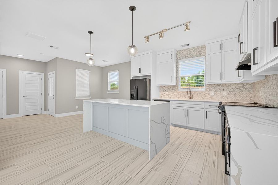 Furnished interior view inside a new home in , Cleveland (Image 8).