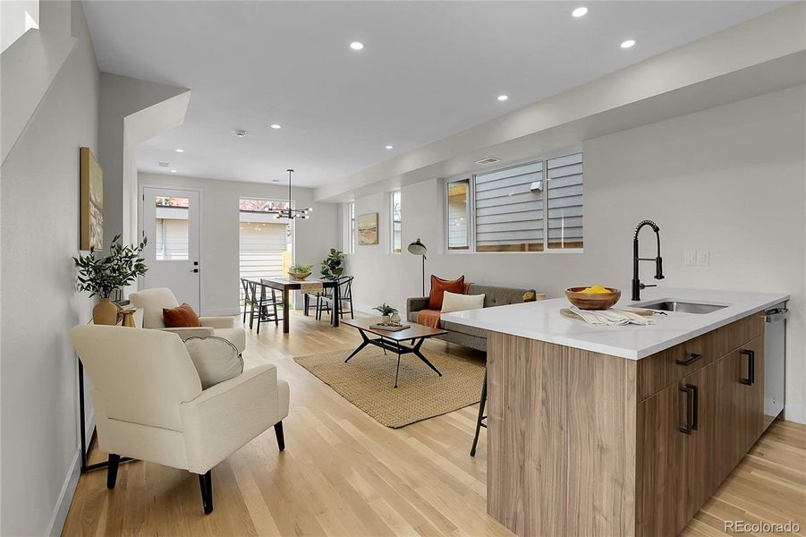 Furnished interior view inside a new home in , Denver (Image 5).