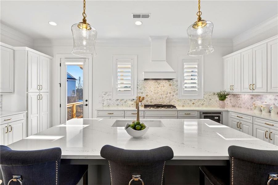 Furnished interior view inside a new home in Hillandale In Historic Roswell, Roswell (Image 11). Furnished interior view inside a new home in Hillandale In Historic Roswell, Roswell (Image 11).