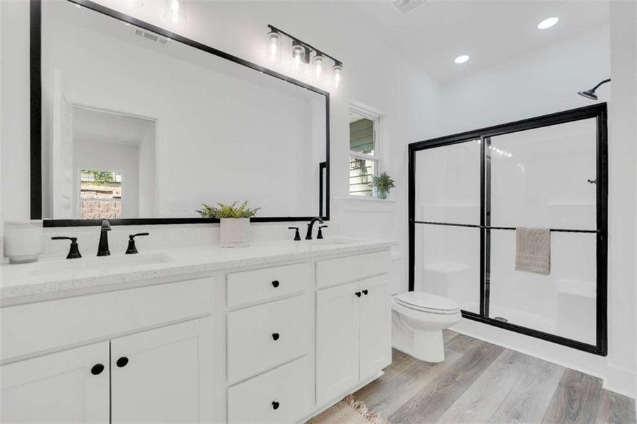 Furnished interior view inside a new home in , Covington (Image 9).