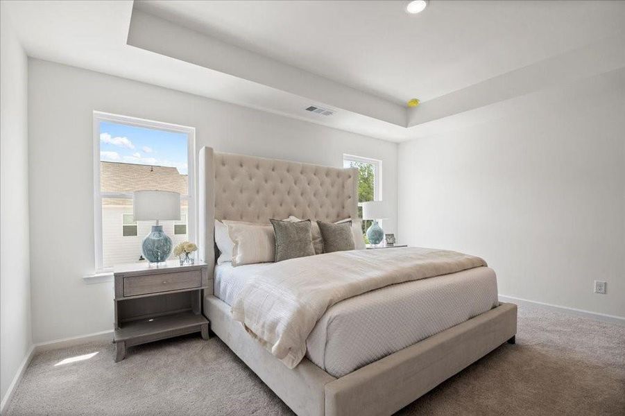 Furnished interior view inside a new home in Old Salem Crossing, Conyers (Image 24).