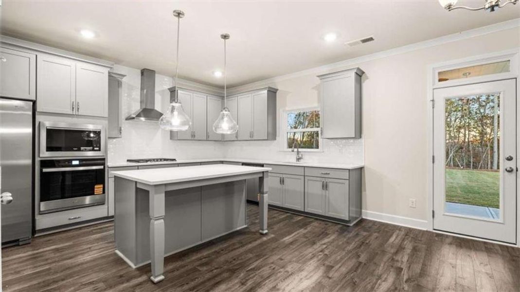 Furnished interior view inside a new home in Heritage Pointe, Senoia (Image 8). Furnished interior view inside a new home in Heritage Pointe, Senoia (Image 8).