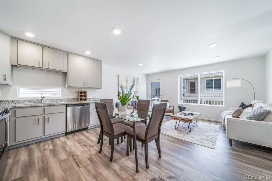 Furnished interior view inside a new home in , Commerce City (Image 6).