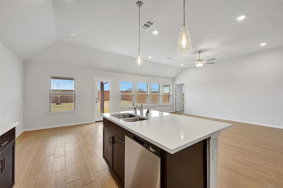 Furnished interior view inside a new home in The Preserve, Justin (Image 10). Furnished interior view inside a new home in The Preserve, Justin (Image 10).