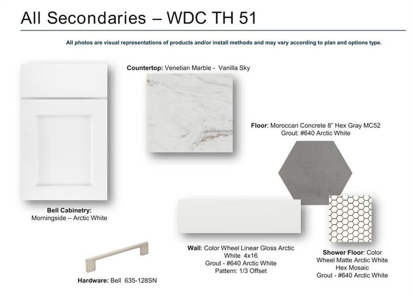 Sample of building materials used in homes in Ward's Crossing Townhomes, Johns Creek (Image 26).