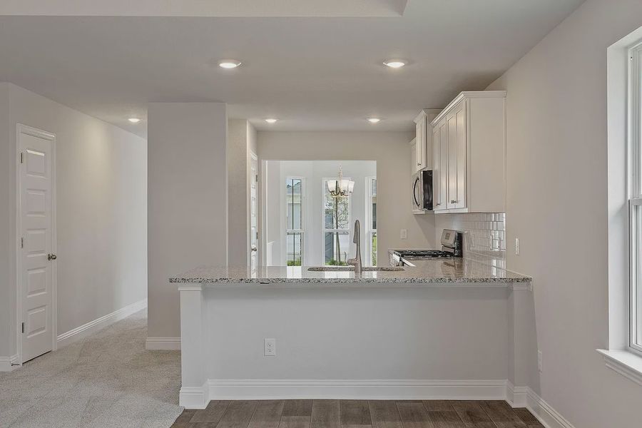 Furnished interior view inside a new home in Grand Oaks Reserve, Cleveland (Image 7).