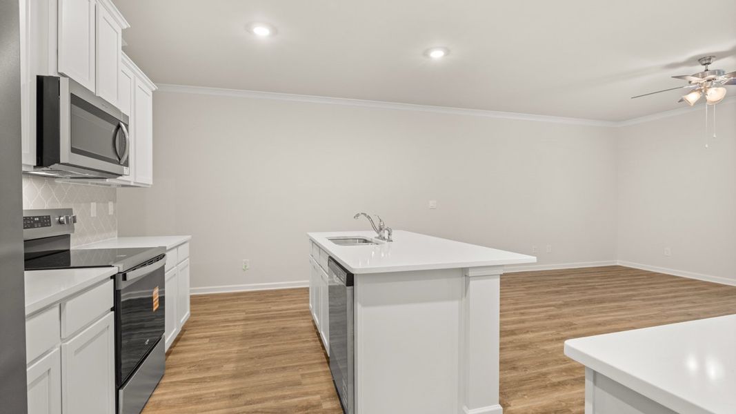 Representative furnished interior of a home built from the Stratford by D.R. Horton in Independence Villas and Townhomes, Loganville (Image 9).