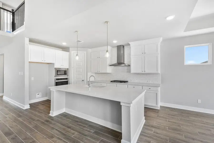 Furnished interior view inside a new home in Grand Central Park, Conroe (Image 5).