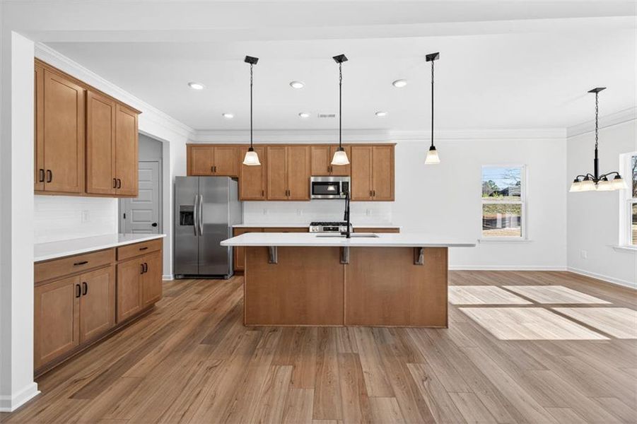 Furnished interior view inside a new home in Jones Ridge, Dallas (Image 10).