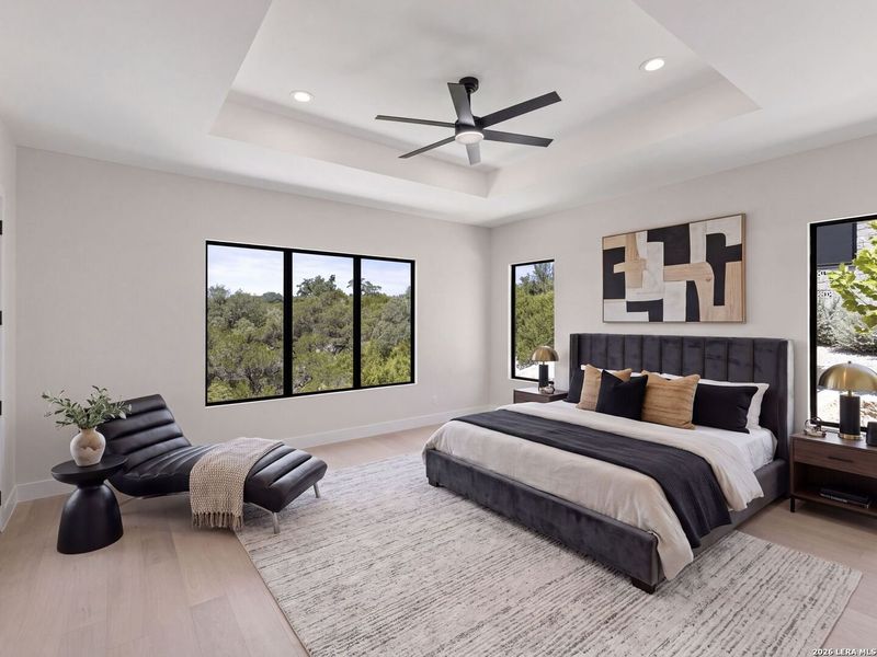 Furnished interior view inside a new home in , Boerne (Image 7).