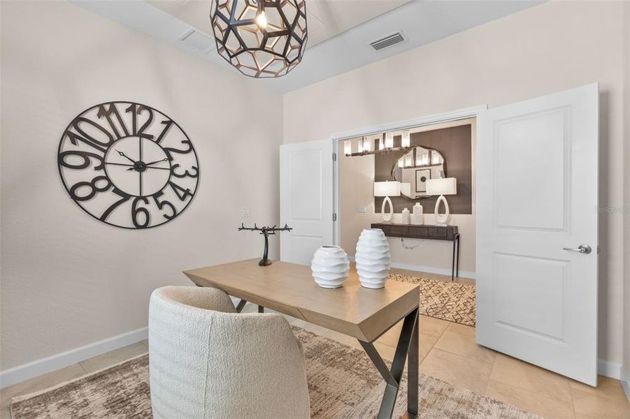 Furnished interior view inside a new home in Rye Ranch, Parrish (Image 13).