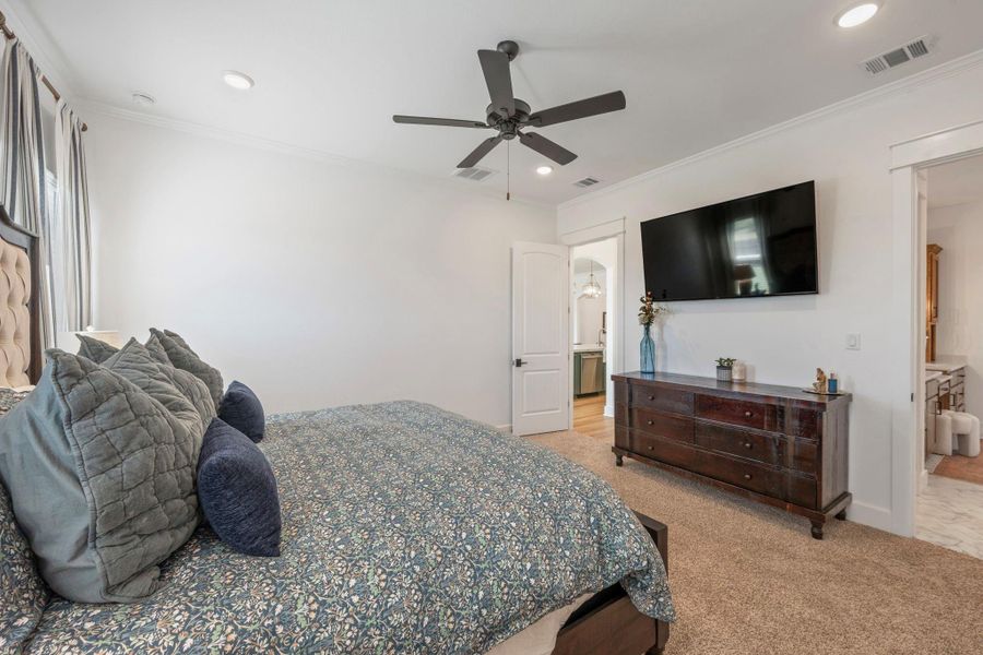 Furnished interior view inside a new home in , College Station (Image 15). Furnished interior view inside a new home in , College Station (Image 15).