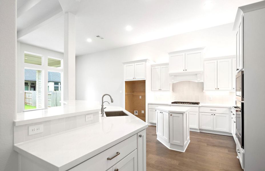 Furnished interior view inside a new home in Audubon 60', Magnolia (Image 14).