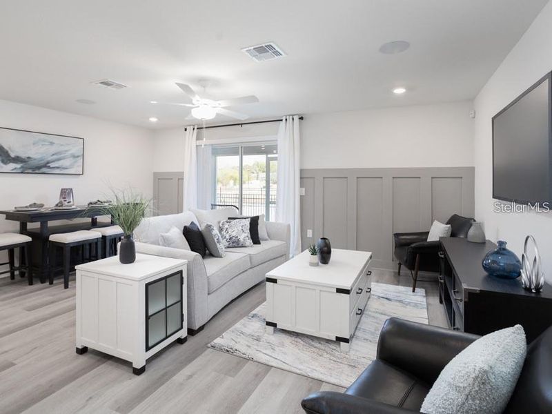 Furnished interior view inside a new home in Terrace at Walden Lake, Plant City (Image 7).