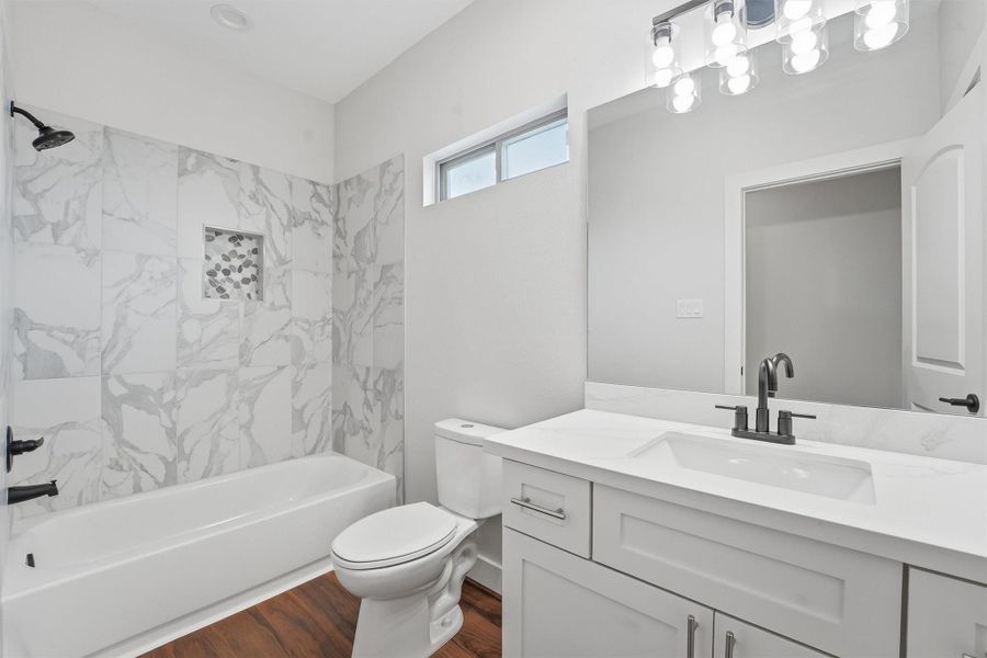Furnished interior view inside a new home in , Houston (Image 11).