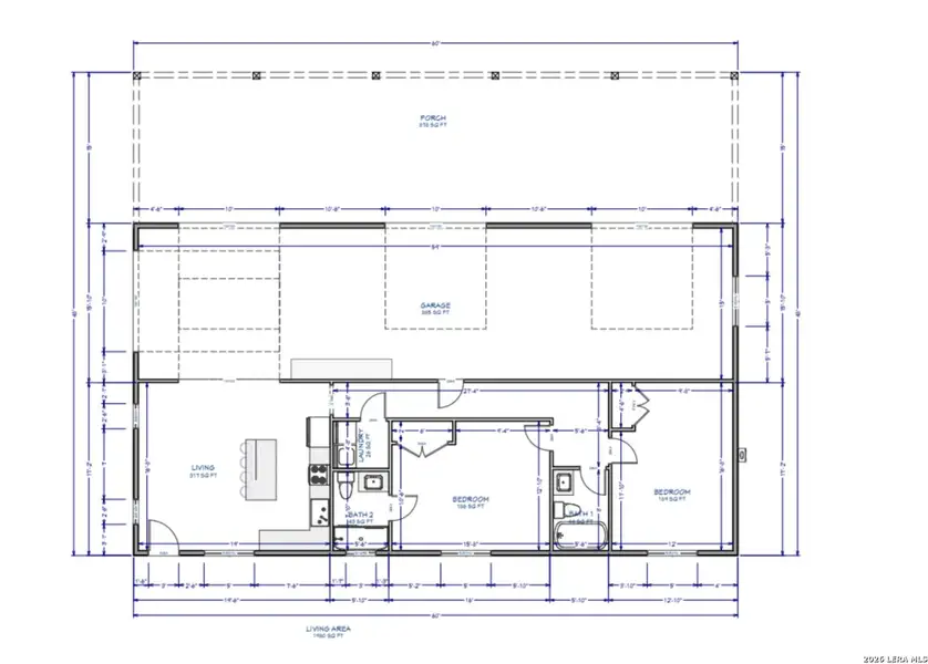 2D floor plan layout of this home in , Bulverde, TX (Image 3).