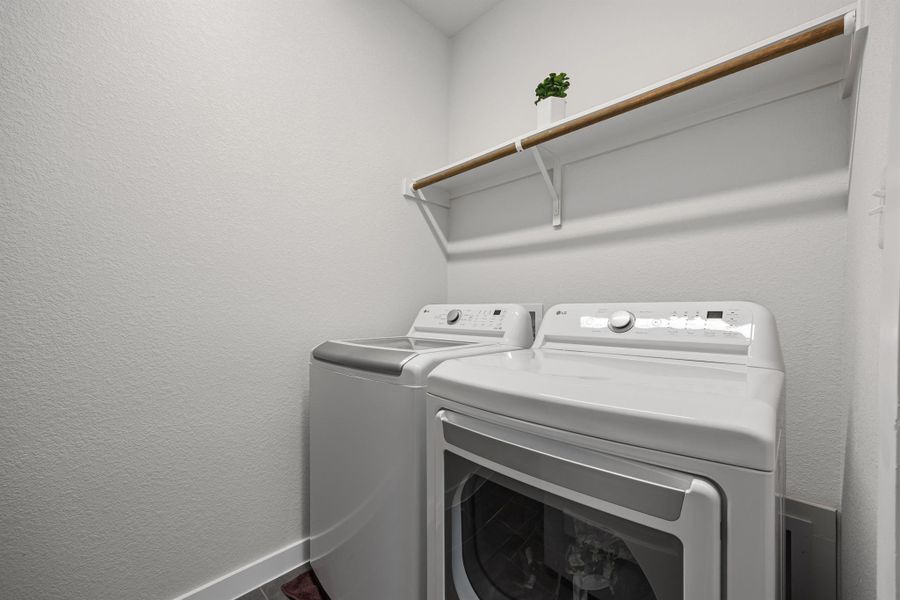 Laundry room located on main level