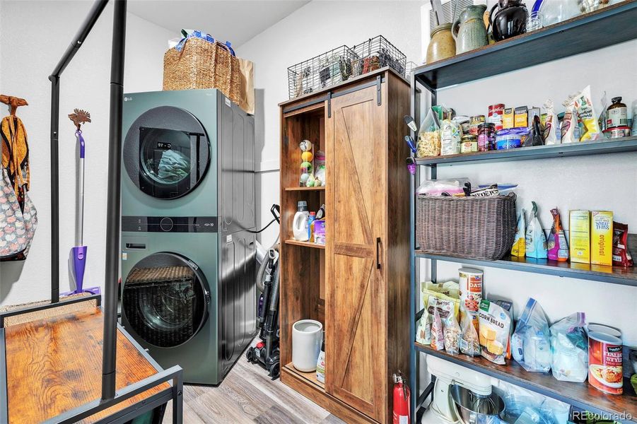 Laundry and Pantry with Storage