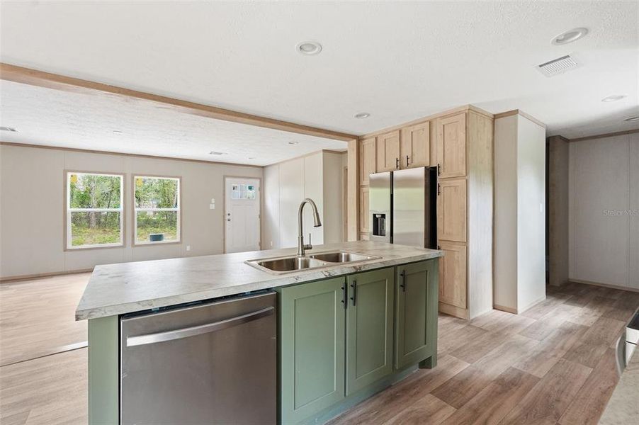 Furnished interior view inside a new home in , Williston (Image 10).