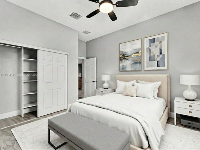 Furnished interior view inside a new home in , Fort Pierce (Image 4).