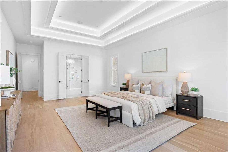 Furnished interior view inside a new home in , Milton (Image 9).