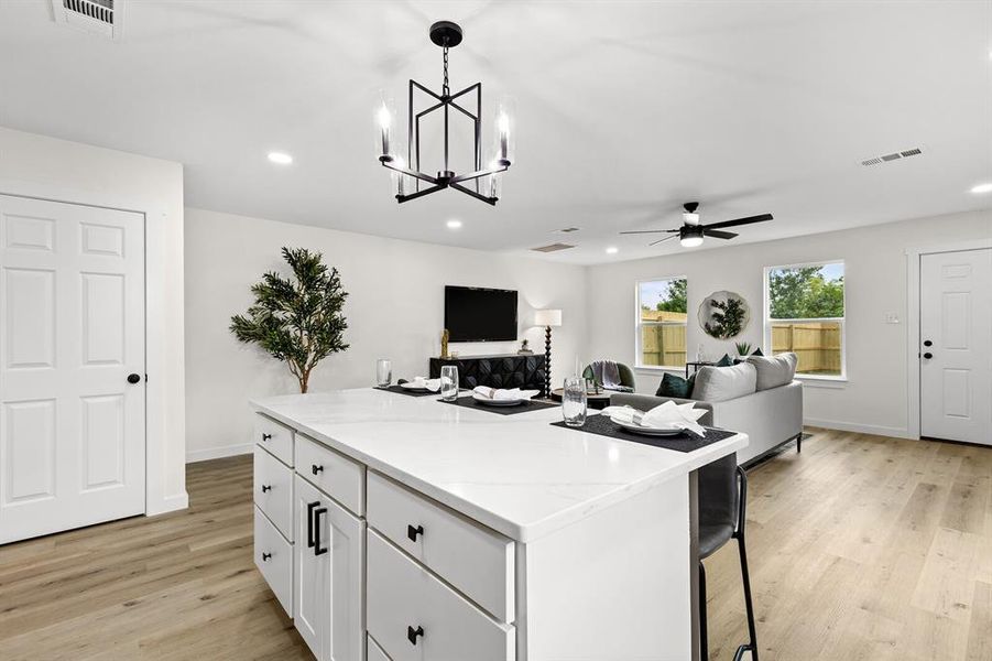 Furnished interior view inside a new home in , Robinson (Image 9).