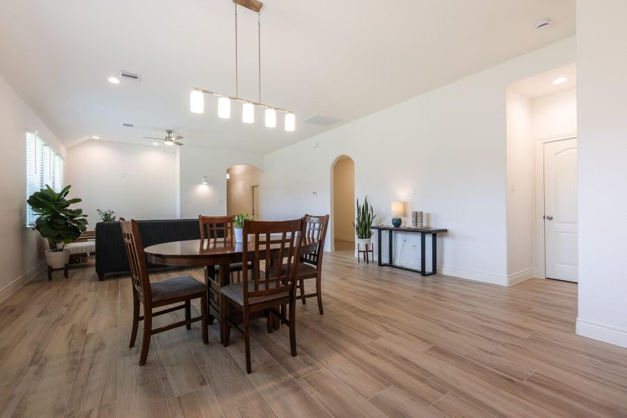 Furnished interior view inside a new home in , Pearland (Image 12).