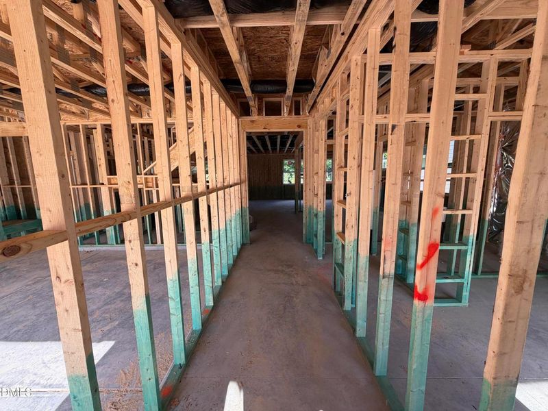 In-progress construction of a new home in Wendell Ridge, Wendell, NC (Image 33).
