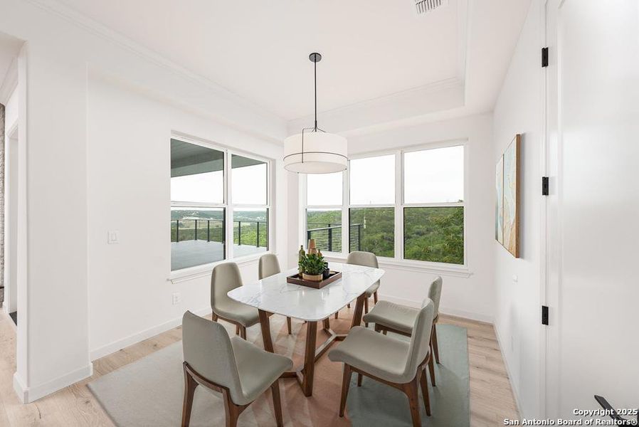 Furnished interior view inside a new home in , Kerrville (Image 5). Furnished interior view inside a new home in , Kerrville (Image 5).