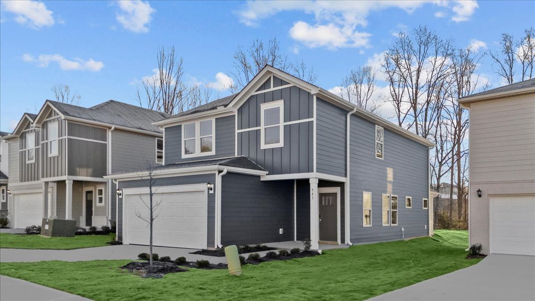 Front exterior of a new home in Cedar Shoals – Heritage Collection, Piedmont, SC, highlighting curb appeal (Image 19).