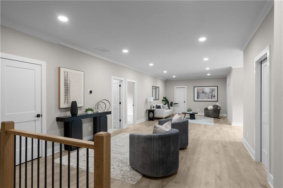 Furnished interior view inside a new home in , Lilburn (Image 38).