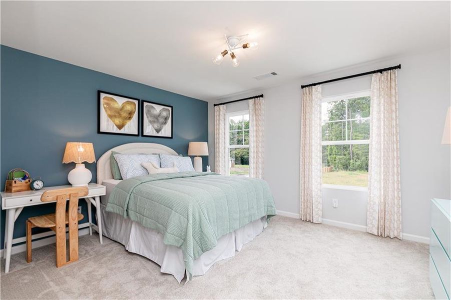 Furnished interior view inside a new home in Rhodes Glen, Lawrenceville (Image 36).