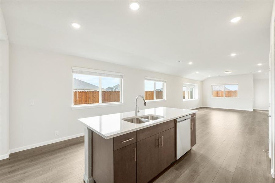 Furnished interior view inside a new home in Georgetown at Kings Fort, Kaufman (Image 7).