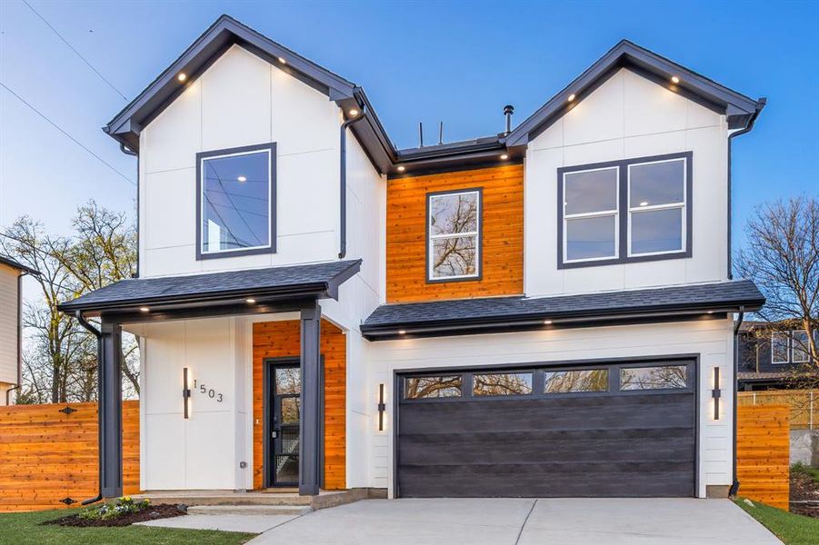 Front exterior of a new home in , Dallas, TX, highlighting curb appeal (Image 1). Front exterior of a new home in , Dallas, TX, highlighting curb appeal (Image 1).
