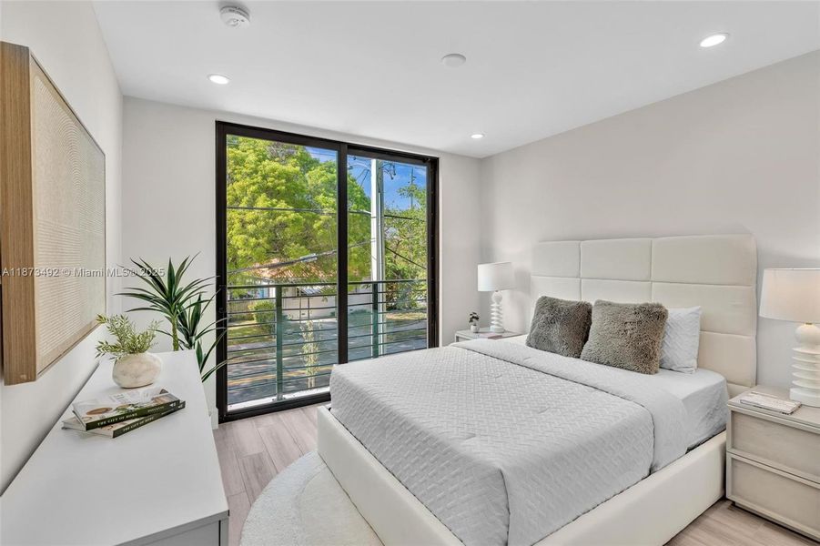 Furnished interior view inside a new home in , Miami (Image 6). Furnished interior view inside a new home in , Miami (Image 6).