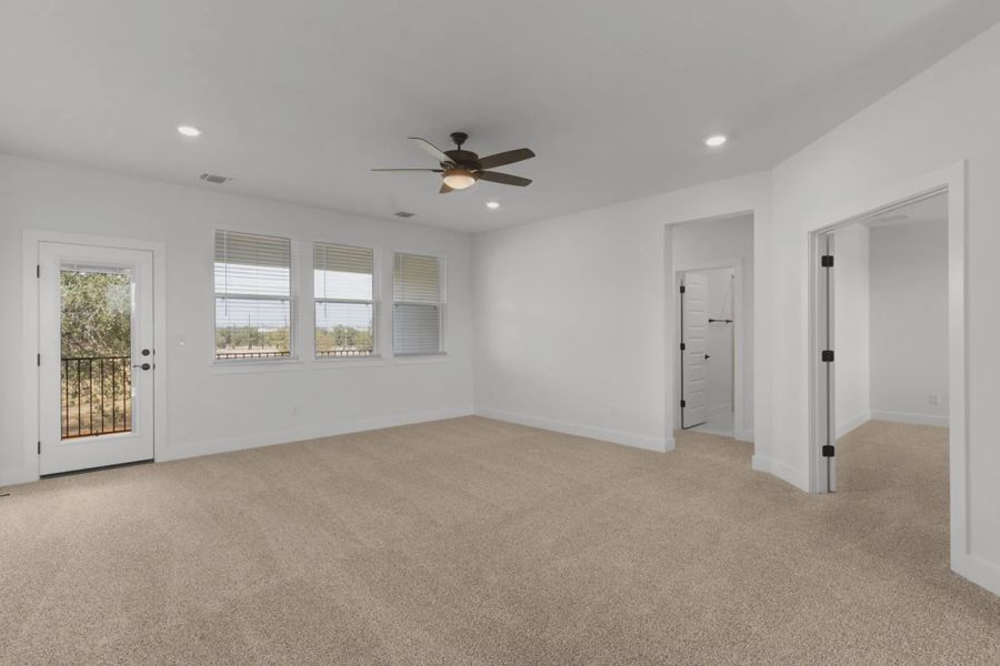 Representative unfurnished interior of a home built from the Hudson by Chesmar Homes in Newhaven, Manor (Image 30). Representative unfurnished interior of a home built from the Hudson by Chesmar Homes in Newhaven, Manor (Image 30).