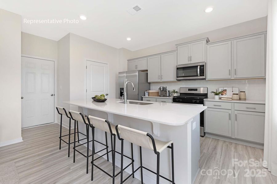 Furnished interior view inside a new home in Villages of Maiden, Maiden (Image 12).