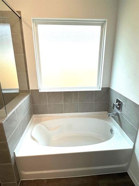 Great Soaking Tub in Primary Bath!