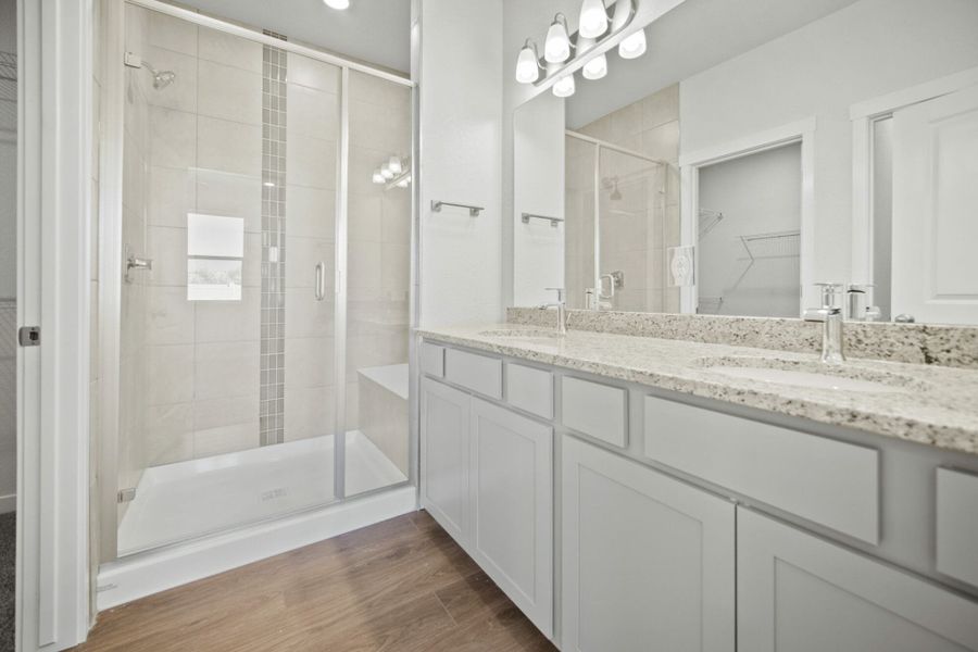 Representative furnished interior of a home built from the Manitou by View Homes in Aspen Meadows – Townhomes, Colorado Springs (Image 6). Representative furnished interior of a home built from the Manitou by View Homes in Aspen Meadows – Townhomes, Colorado Springs (Image 6).