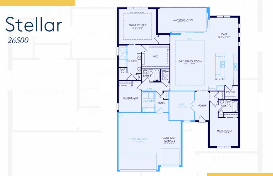2D floor plan layout of this home in Arbor Oaks, North Port, FL (Image 2). 2D floor plan layout of this home in Arbor Oaks, North Port, FL (Image 2).