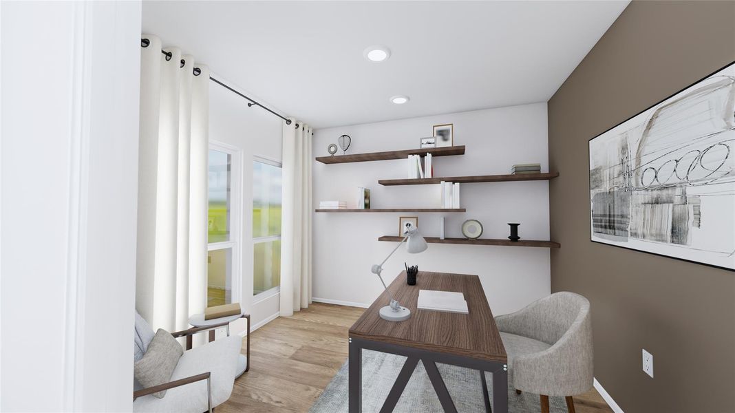 Furnished interior view inside a new home in Anniston, Katy (Image 9).