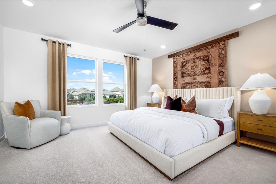 Furnished interior view inside a new home in Larson Crossing, Elgin (Image 9).