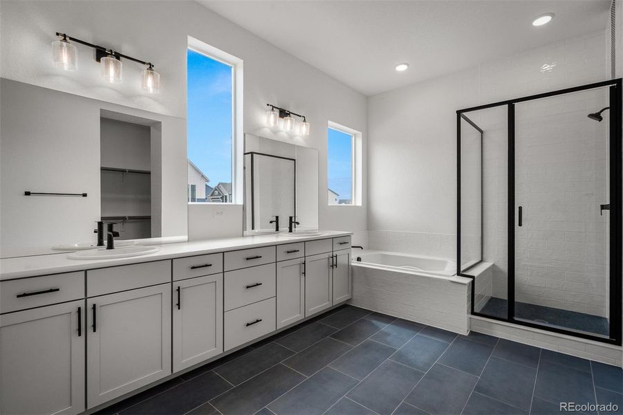 Furnished interior view inside a new home in Cloverleaf – Mountainview Collection, Monument (Image 8).