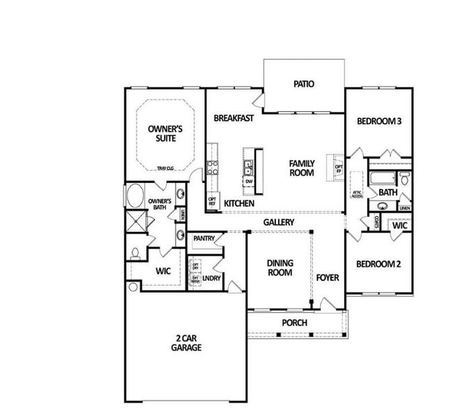 2D floor plan layout of this home in Harmony Farms, Eatonton, GA (Image 2). 2D floor plan layout of this home in Harmony Farms, Eatonton, GA (Image 2).