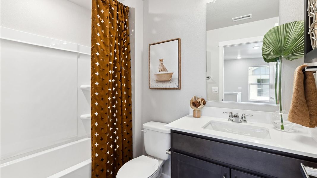 Furnished interior view inside a new home in Settlers Crossing, Commerce City (Image 12).